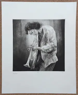 Piet Klaasse - Miles, aquatint ets kopen? Bied vanaf 70!
