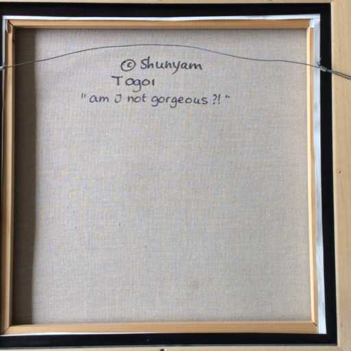 Shunyam - "am I not gorgeous", schilderij handgesigneerd kopen? Bied vanaf 75!