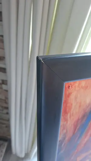 Kees van de Wal - Omhoog naar het licht" - Groot abstract werk in baklijst - 105 x 75 cm kopen? Bied vanaf 450!