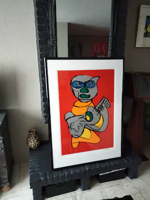 Karel Appel - cool luke singing hands kopen? Bied vanaf 1195!