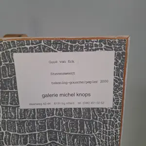 Guus van Eck - Gouache, Stevensweert. kopen? Bied vanaf 225!