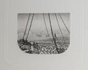 Gerard van Rooy - handgesigneerde ets/blinddruk | 'Hoogstandje' | 1970 (INGELIJST) kopen? Bied vanaf 70!