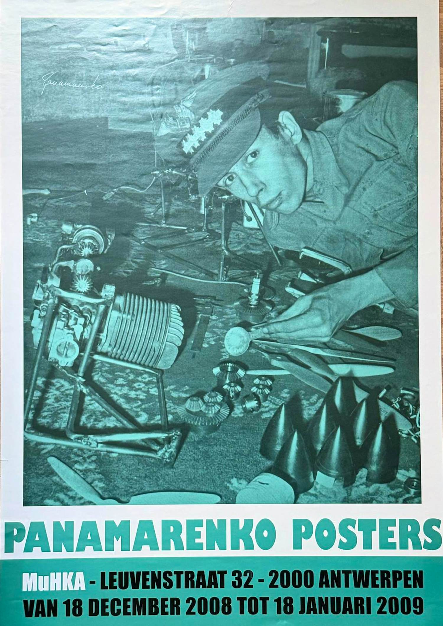 Panamarenko - Posters MuHKA Antwerp / handgesigneerd kopen? Bied vanaf 150!