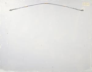 Paul Overhaus - Acryl op board, Breed winterstrand - Ingelijst kopen? Bied vanaf 100!