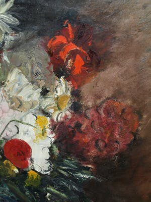 Leo van Waegeningh - Olieverf op doek , Bloemstilleven – Groot – ca. 1940 – Kunstzaal Kleykamp kopen? Bied vanaf 175!