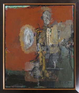 Rik van Iersel - Olieverf op doek, Zonder titel - Ingelijst (Groot) kopen? Bied vanaf 1000!