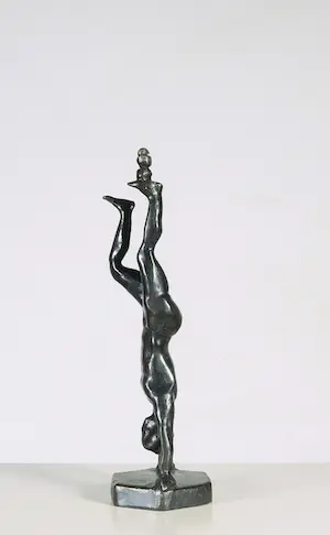 Nicolas Dings - Bronzen beeld, Balans kopen? Bied vanaf 160!