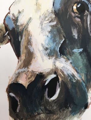 Theo Onnes - Hollandse koe II (ingelijst) kopen? Bied vanaf 90!