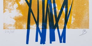 Niet of onleesbaar gesigneerd - Litho, monogram onbekend, incl. passepartout kopen? Bied vanaf 1!