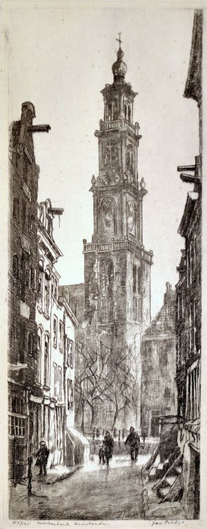 Jan Sirks - Westerkerk Amsterdam - 043-JS kopen? Bied vanaf 35!