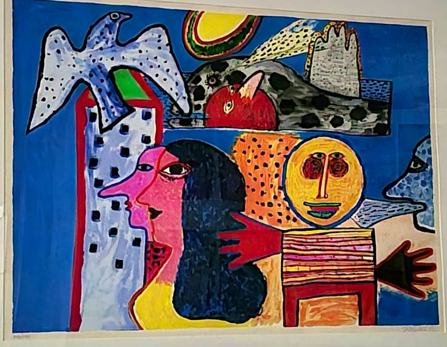 Corneille - Vrolijk Kleurrijk Groot werk GESIGNEERD 1993 Pinokkio kopen? Bied vanaf 700!