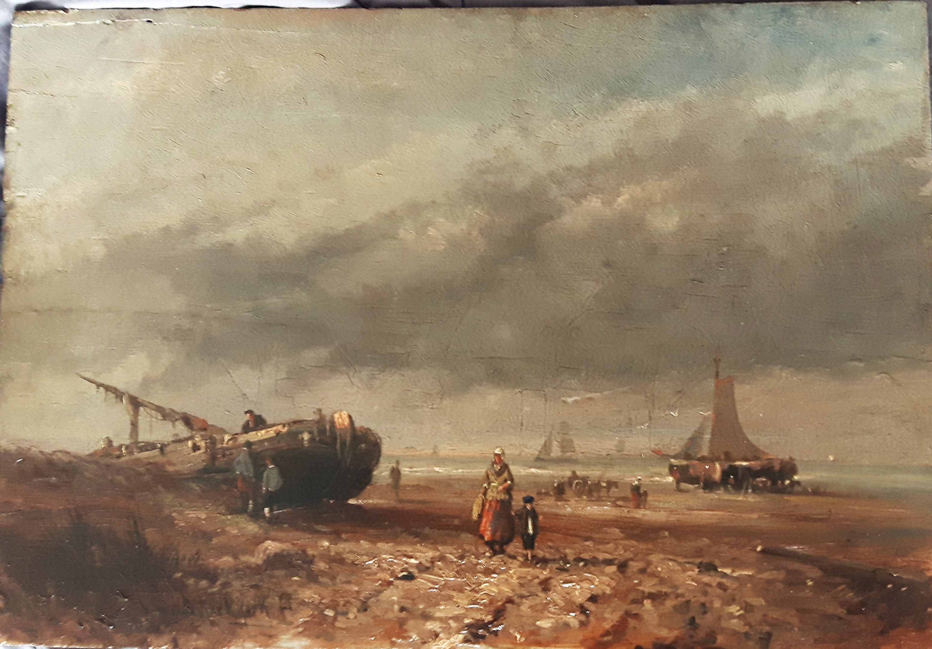 Johannes H. B. Koekkoek - Strandgezicht kopen? Bied vanaf 850!