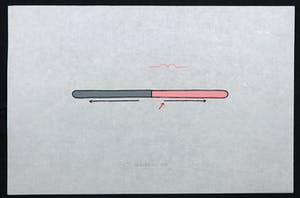 Cees Andriessen - Linosnede op rijstpapier, Zonder titel kopen? Bied vanaf 1!