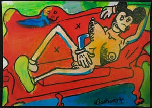 Peter Klashorst - Gemengde techniek op papier, Mousing around kopen? Bied vanaf 1!