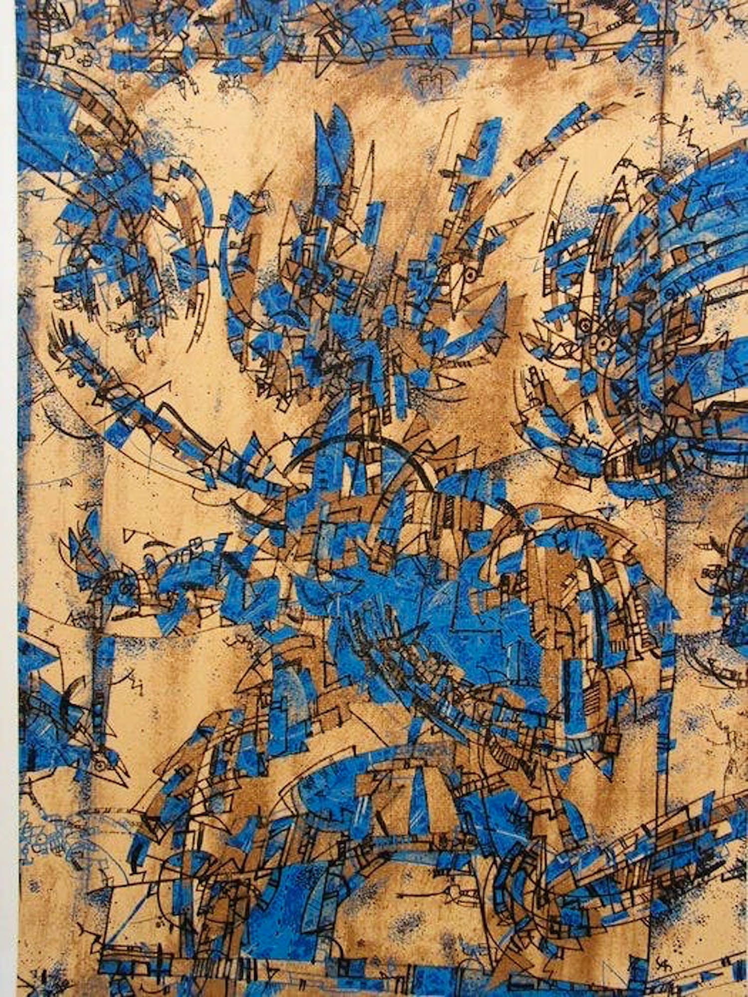 Alan Sundberg - Blue Birds (vogelzwerm) verkocht voor € 60!