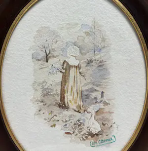 Rie Cramer - Meisje met Boeket kopen? Bied vanaf 150!