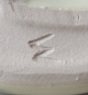 Niet of onleesbaar gesigneerd - Twee keramische teckels kopen? Bied vanaf 1!