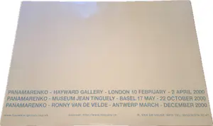 Panamarenko - Zeer grote (116 x 84.5) tentoonstellings affiche van de "Scotch Gambit" kopen? Bied vanaf 250!