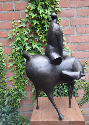 Peter Harskamp - Ruiter te paard. kopen? Bied vanaf 2350!