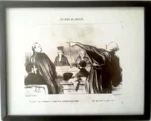 Honore Daumier - Honoré Daumier (1808-1879) | Les Gents de Justice verkocht voor € 35!