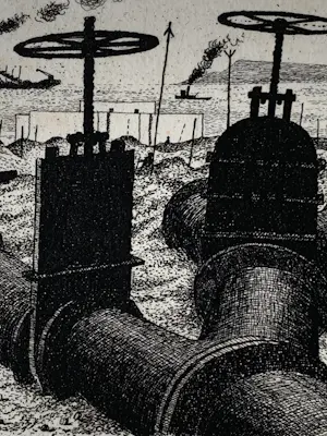 Herman Berserik - Ets Deltawerken 1963 op 4 locaties kopen? Bied vanaf 90!