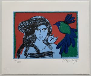 Corneille - kleurenzeefdruk - 'Hymne a l'été' - 1987 kopen? Bied vanaf 200!