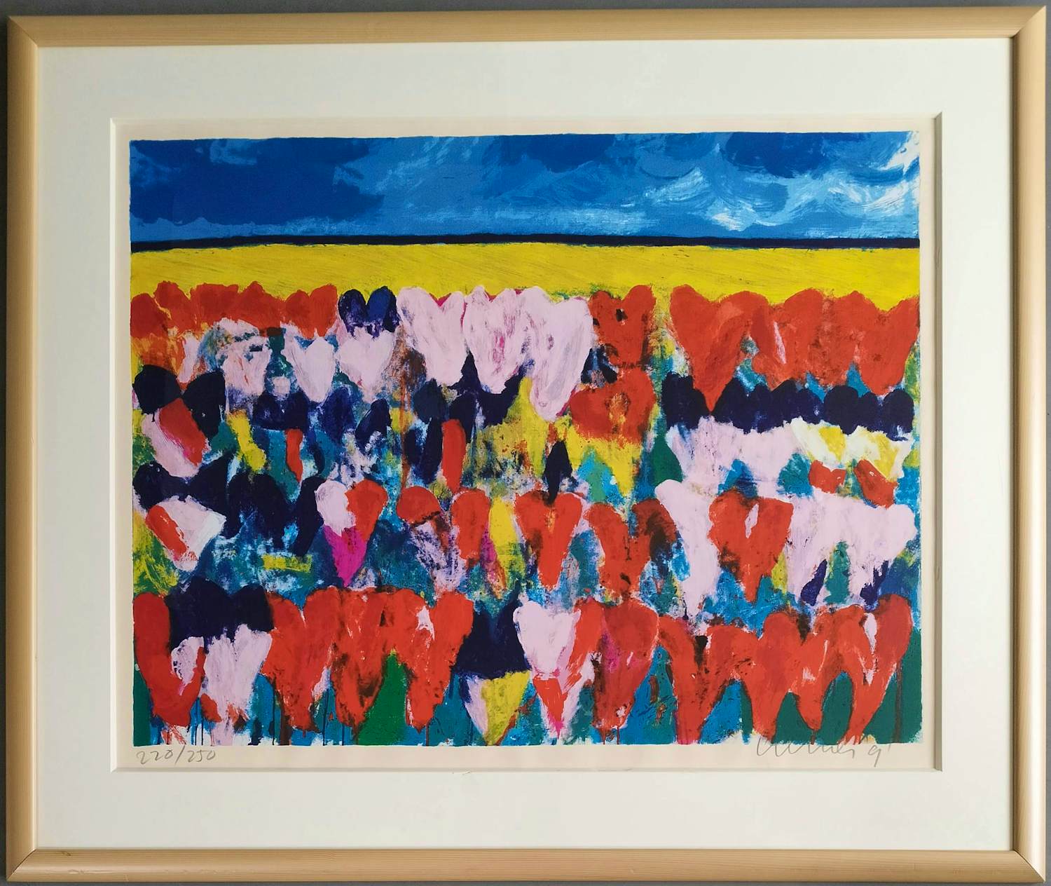 Jan Cremer - Hollands Glorie - ingelijste gesigneerde zeefdruk kopen? Bied vanaf 499!