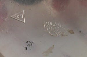 Niet of onleesbaar gesigneerd - Hotel zilveren Anemonen vaasje van Hollandia Plate uit Hilversum kopen? Bied vanaf 1!