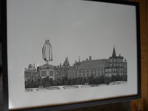 Sees Vlag - Zeefdruk, Plein met beeld van Johan de Witt kopen? Bied vanaf 80!