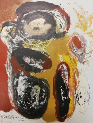 Bert Braam - 2 abstracte schilderijen kopen? Bied vanaf 1!
