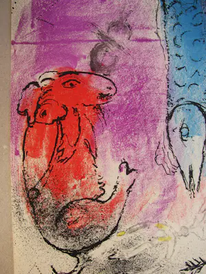 Marc Chagall - LE POISSON BLEU 1957 kopen? Bied vanaf 150!