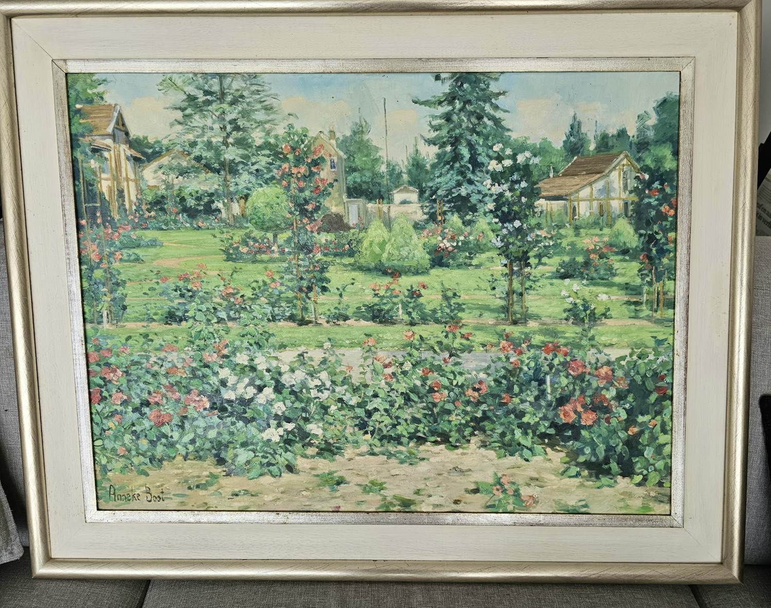Anneke Boot - Rosarium bij Orleans verkocht voor € 75!