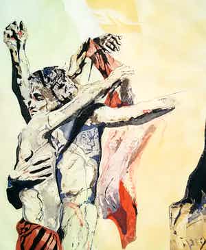 Gerti Bierenbroodspot - Verstrengelde figuren verkocht voor € 110!