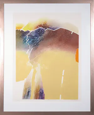 Francis Mean - Ets en aquatint, Contrée d'edom - Ingelijst kopen? Bied vanaf 50!