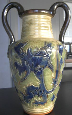 Roger Guerin - Handgemaakte kruik of vaas/twee oren. kopen? Bied vanaf 10!