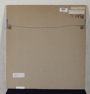 Gerda Spierenburg - Blauwe Iris -1978 - Batik op Zijde - BKR Haarlem kopen? Bied vanaf 20!