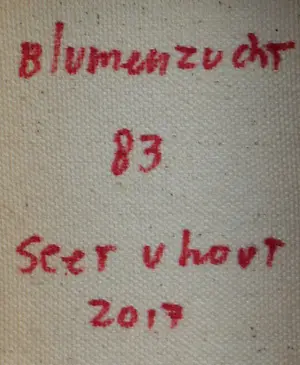 Seet van Hout - Gemengde techniek: Compositie 'Blumenzucht' - 2017 kopen? Bied vanaf 175!