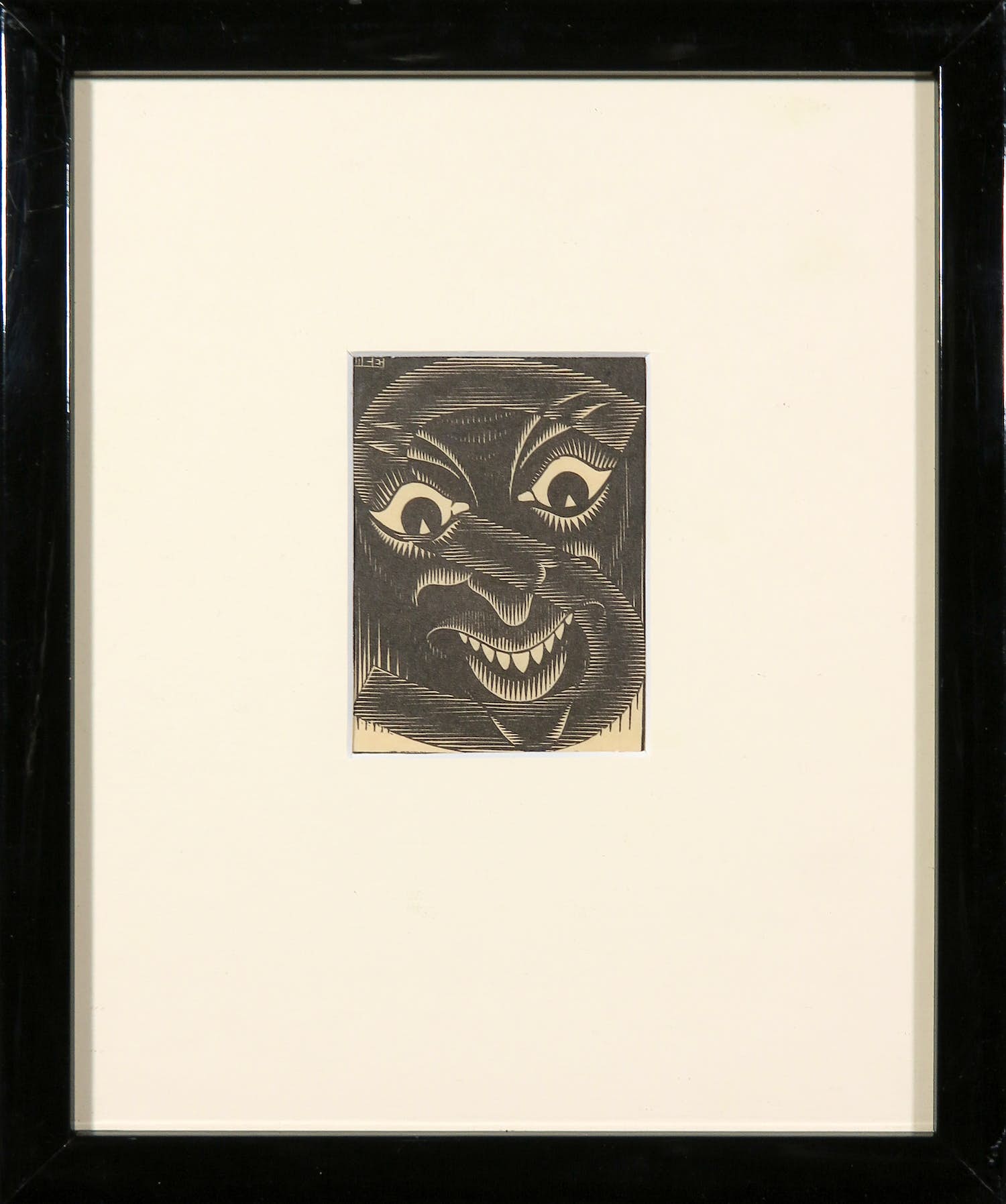 M.C. Escher - Houtdruk, Letter 'S' uit Scholastica kopen? Bied vanaf 100!