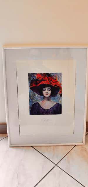 Ernst Fuchs - Frau . verkocht voor € 45!