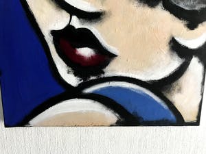 Karen Thomas - Dreamy Woman - Acryl op Doek kopen? Bied vanaf 5!