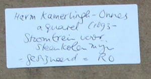 Menso Kamerlingh Onnes - Ingelijste Gouache: Stoomtrein bij steenkolenmijn kopen? Bied vanaf 295!