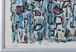 Jan Wolkers - Zeefdruk op papier, Winterbeelden VIII - Ingelijst kopen? Bied vanaf 125!