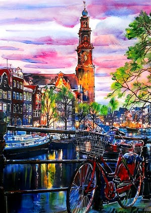 Elena Polyakova - Wester kerk in Amsterdam kopen? Bied vanaf 65!