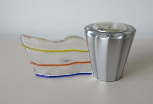 Borek Sipek - Glazen design klokje gemaakt voor Quantore kopen? Bied vanaf 72!