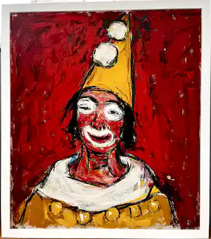Kees Bastiaans - Afbeelding van een clown verkauft für € 1250!