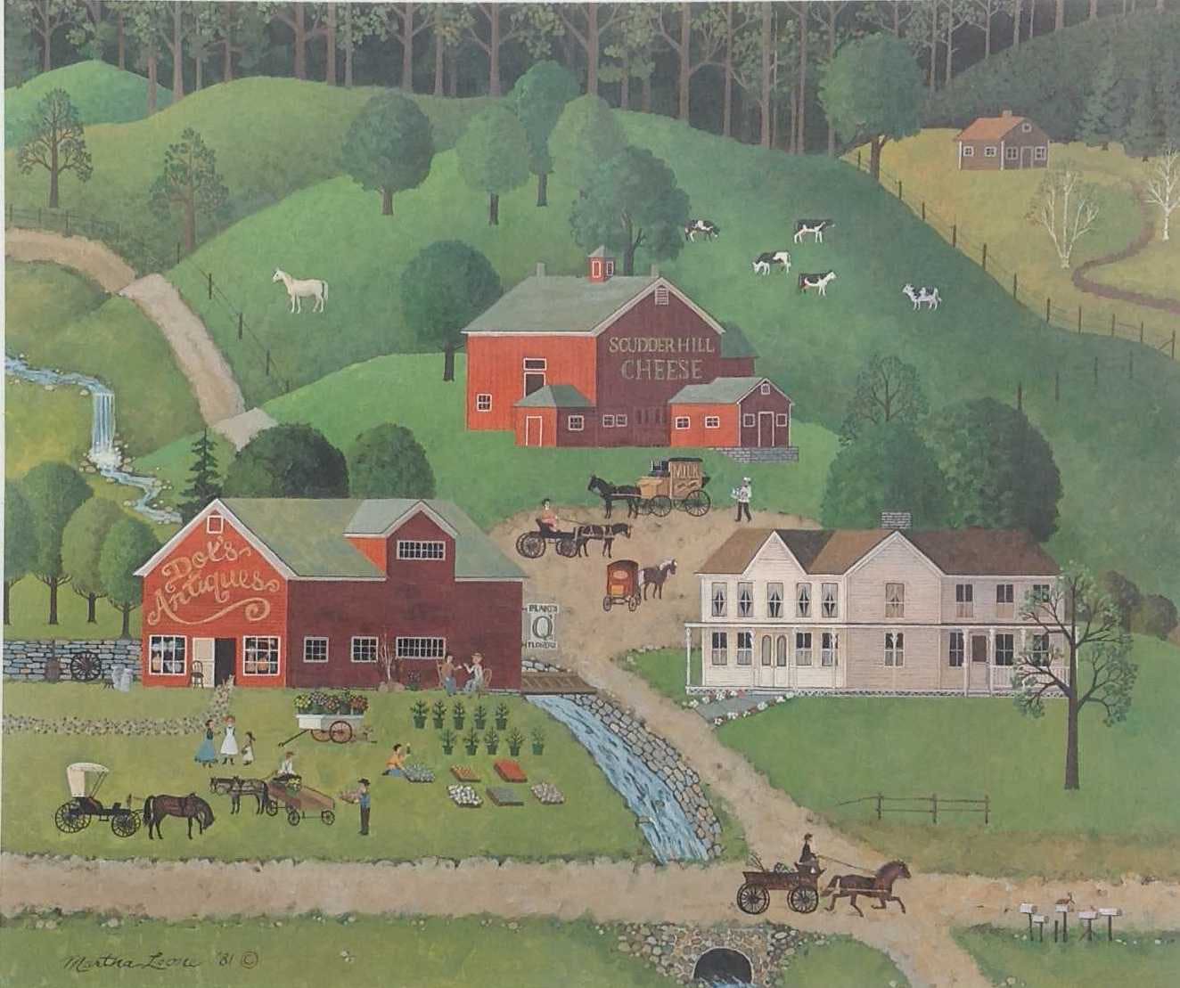 Niet of onleesbaar gesigneerd - Country Crossroads  kopen? Bied vanaf 1!