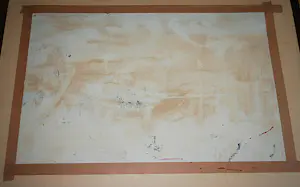 Jan Stekelenburg - Vroege gouache (1948) Vissersstrand kopen? Bied vanaf 250!