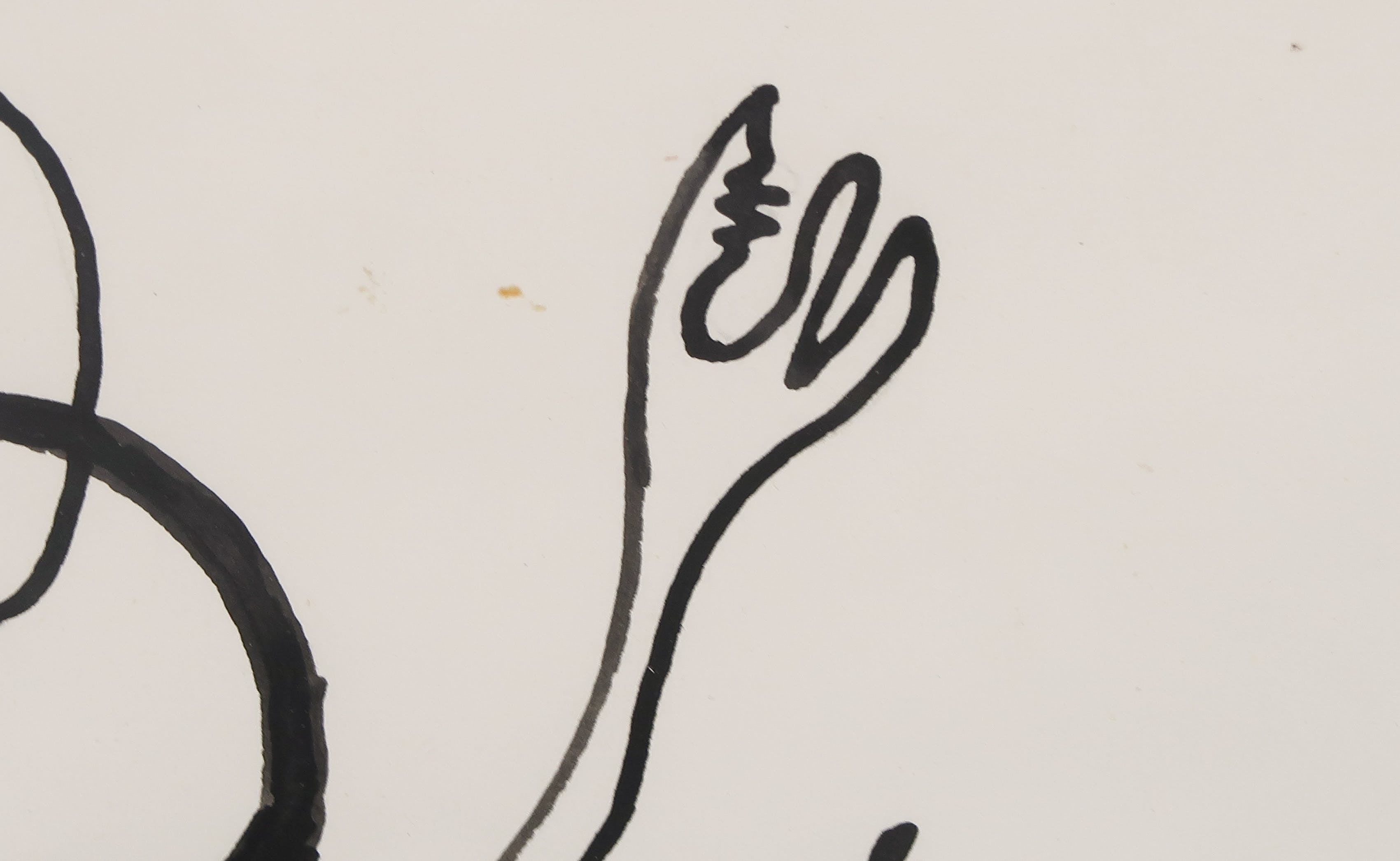 Henri Titselaar - Inkttekening, Abstracte compositie + boek - Ingelijst kopen? Bied vanaf 40!
