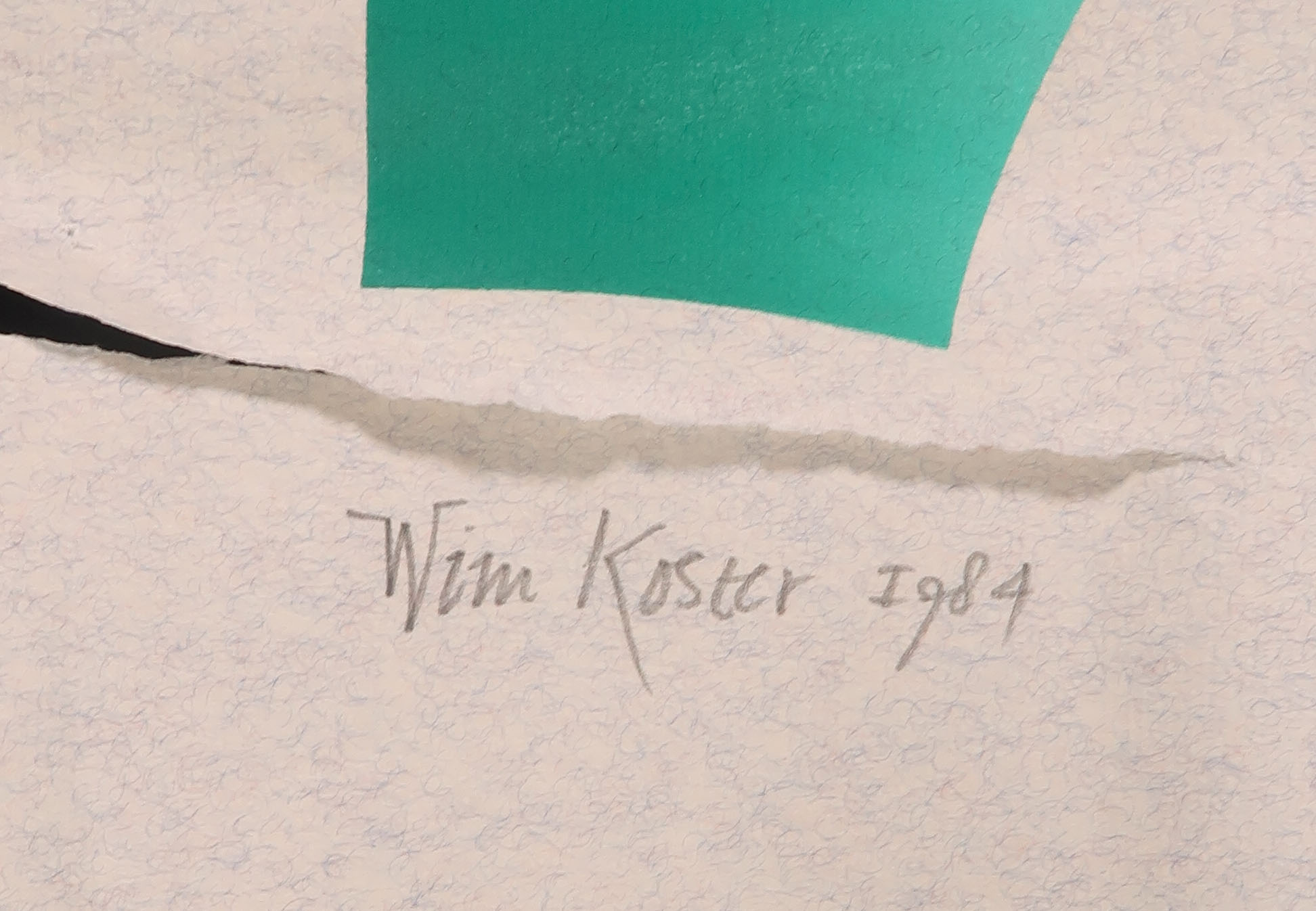 Wim Koster - Linosnede, Compositie nr. 6 kopen? Bied vanaf 1!
