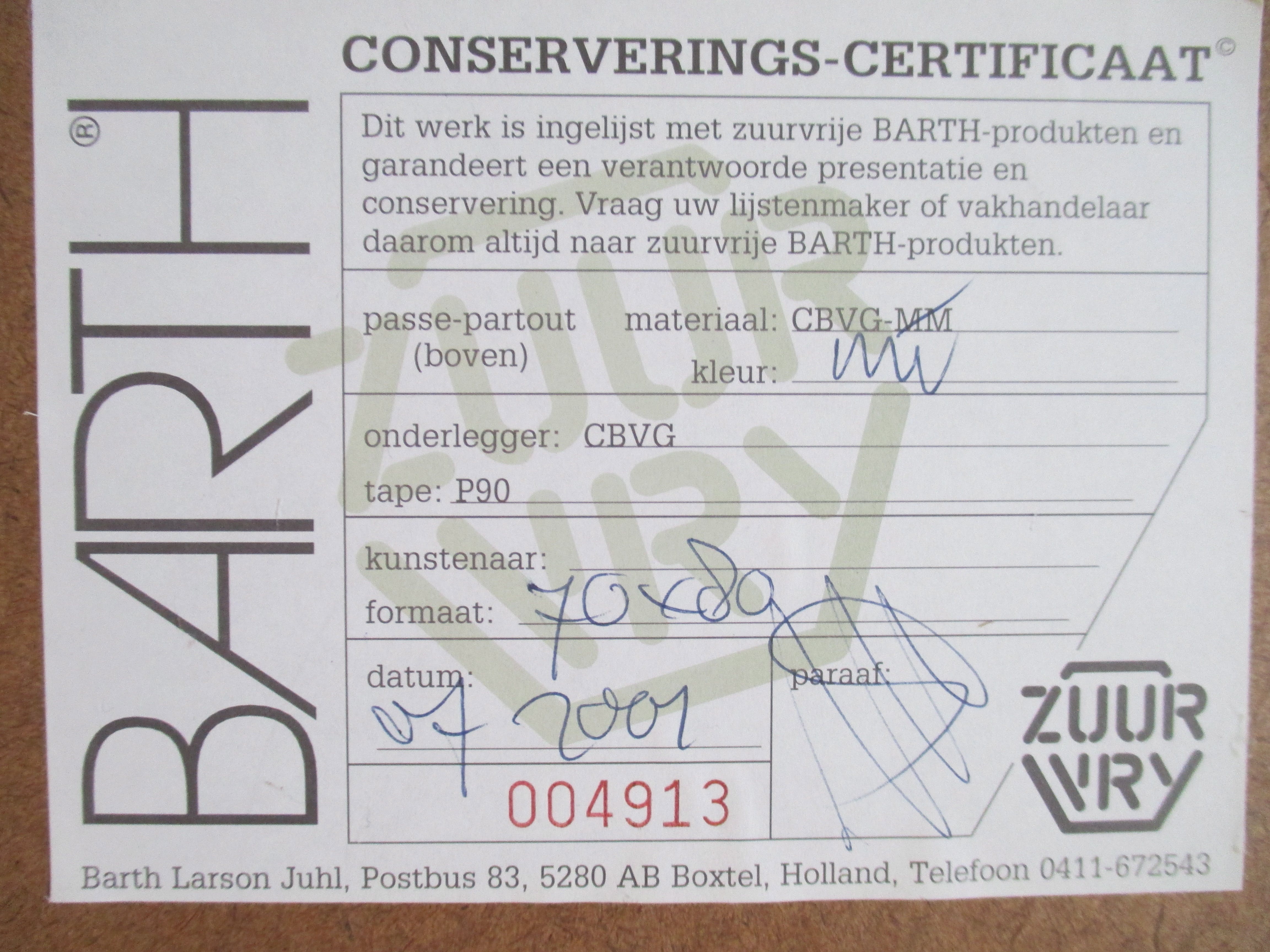 Gert Strengholt - Ingelijste litho 'Vluchten voor hoogwater 3' kopen? Bied vanaf 55!